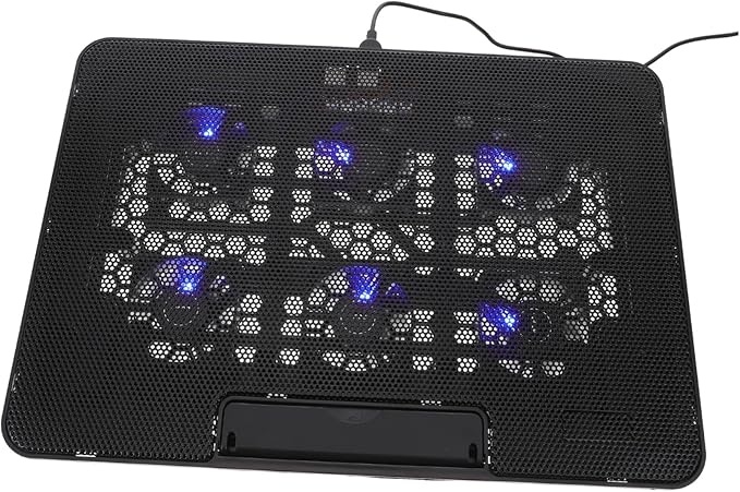 Gadpiparty Laptop Cooling Pad Adjustable Stand Compatible Riser Quiet Fans for Laptop Cooling Ergonomic Design to Neck USB Powered Cooler Holder