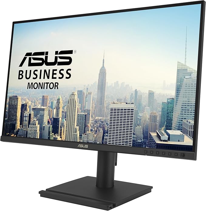 ASUS 27” 1440P USB-C RJ45 Docking Monitor (BE27ACGN) – QHD (2560x1440) IPS 120Hz Frameless Speakers Height Adjustable DisplayPort Daisy-Chain Power Sync Eye Care 3 yr Warranty