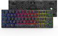 HITIME 60% Percent Keyboard Topographic Theme Keyboard XVX M61 Pro Bluetooth/2.4GHz/USB-C Wireless Mechanical Gaming Key Board Hot Swappable Creamy Pre-lubed Switch RGB