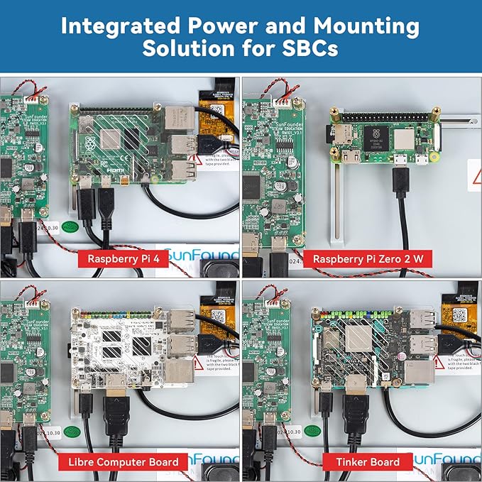SunFounder Latest 10 Inch DIY Touch Screen All-in-One Solution for Raspberry Pi 5 IPS HD 1280x800 LCD Built-in 5.1V/5A Output HDMI 10-Point No Driver Speakers for RPi 5/4/3/Zero 2W