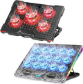 AICHESON Gaming Laptop Cooling Stand and S035 Red Laptop Cooler Set