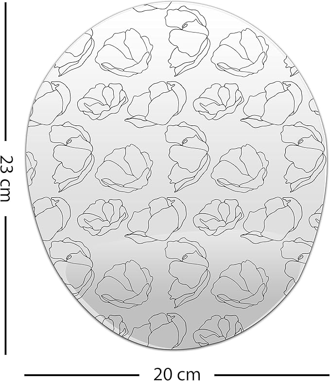 Ergonomic Mouse Pad with Wrist Rest Digital Printed Mouse Mat for Tendon Sheath Problems Non-Slip Base for Office and Home Size: 20 x 23 cm