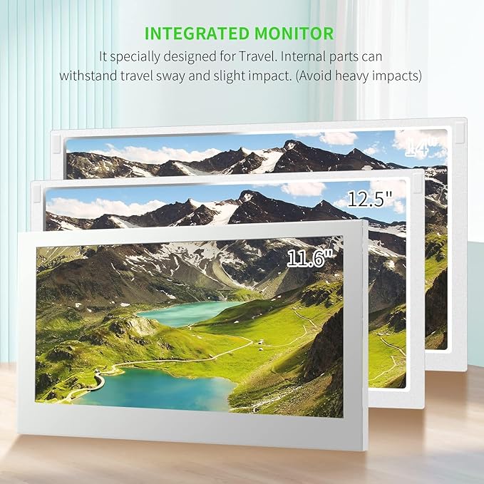 G-STORY 14‘’ Portable Monitor for Xbox Series S 1080P Portable Gaming Monitor IPS Screen for Xbox Series S（not Included） with Two HDMI HDR Freesync Game Mode Travel Display for Xbox Series S