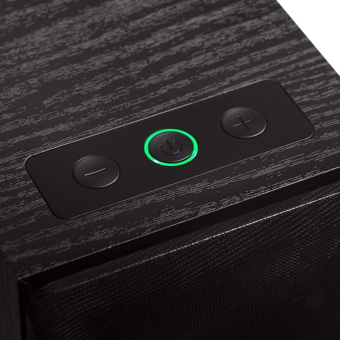 Edifier R33BT Active Bluetooth Computer Speakers - 2.0 Bookshelf Speaker - Powered Studio Monitor Black - Pair