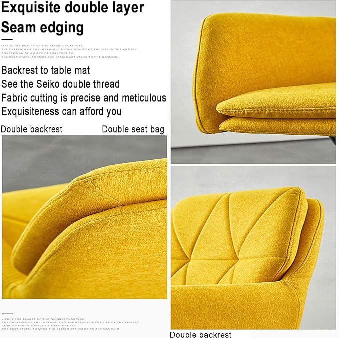 Office Chair Gaming Chair Computer Chair Modern Swivel Chair with Armrest Thick BackrestUpholstered Office Computer ChairAdjustable Desk Chair Conference Chair Armchair for Executive