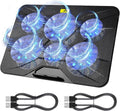 AICHESON 003 Blue Laptop Cooling Pad and 2 USB A to A Cables Set