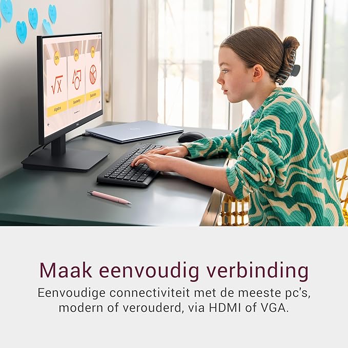 Dell SE2225HM 21.5-inch FHD Monitor 100Hz VA Panel 5ms Response Time 3000:1 Contrast HDMI/VGA Ports (Renewed)