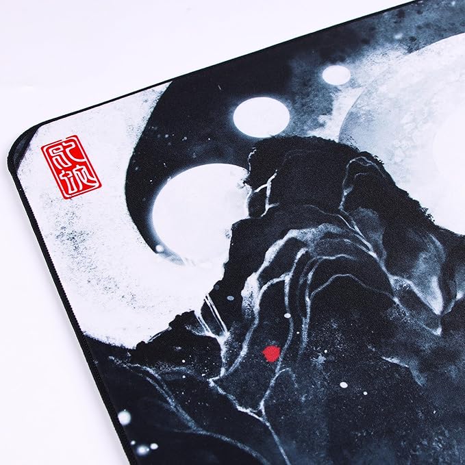 ESPTIGER Pioneer Ya Sheng V2 Year of The Snake Gaming Mouse Pad 480x400x4mm | Lubricated Woven Fabric SlimFlex Anti-Slip Base Stitched Edges