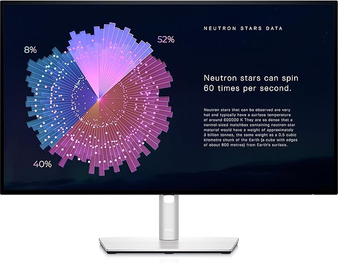 Dell UltraSharp U2722DE 27 LCD Monitor Platinum Silver