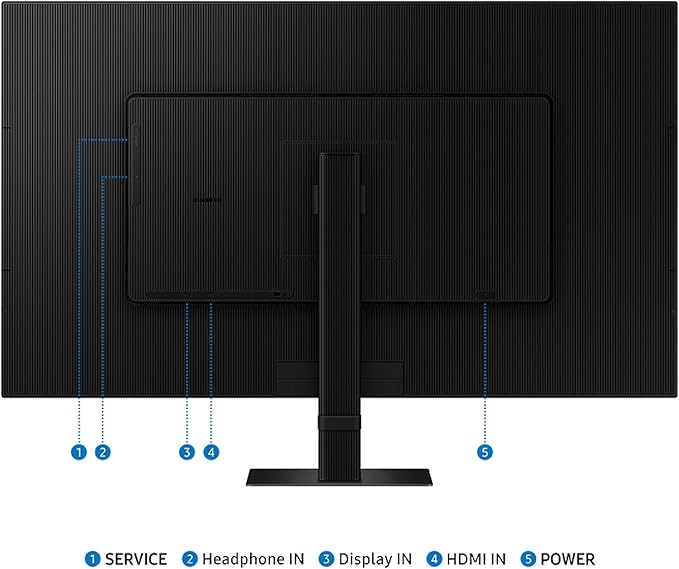 Samsung 32 ViewFinity S7 (S70D) 4K UHD IPS HDR10 High Resolution Monitor HDMI &amp DP Port TUV-Certified 2025 LS32D700EBNXGO