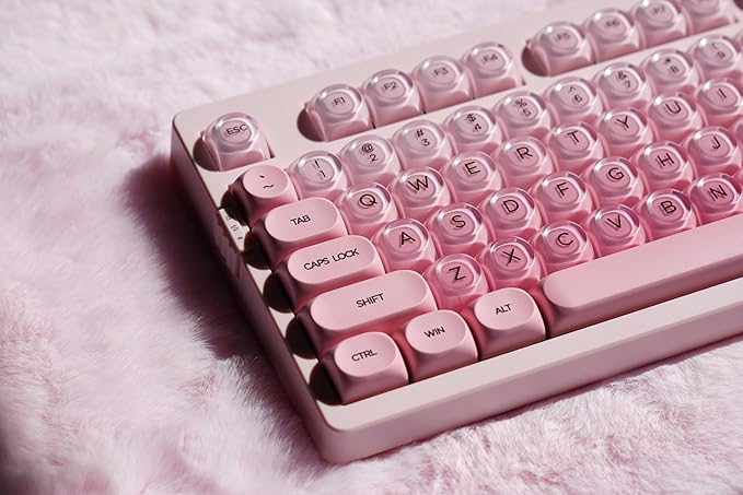 ZORNHER ZH980 Foundation Mechanical Keyboard95% Pink Creamy Keyboard with Number PadCute Jelly MOA Profile KeycapsCreamy Sounding Linear SwitchesHot-SwappableRGB Backlit