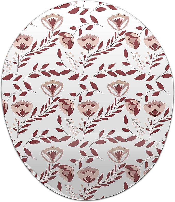Ergonomic Mouse Pad with Wrist Rest Digital Printed Mouse Mat for Tendon Sheath Problems Non-Slip Base for Office and Home Size: 20 x 23 cm