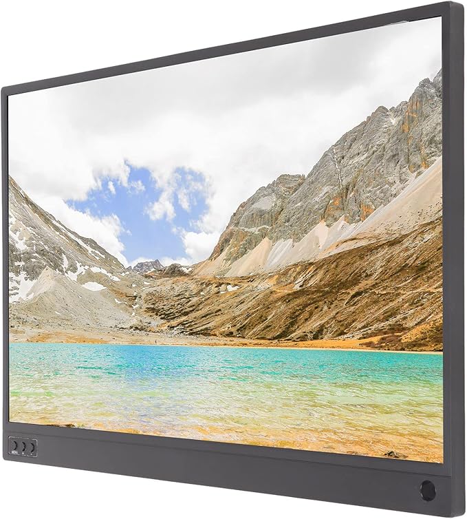 Portable Display 15.6 inch HD 1080P 3 in 1 Display with Built in Speakers USB C External Display Gaming and Video conferencing Compatible with MacBook iPad and Windows Devices.