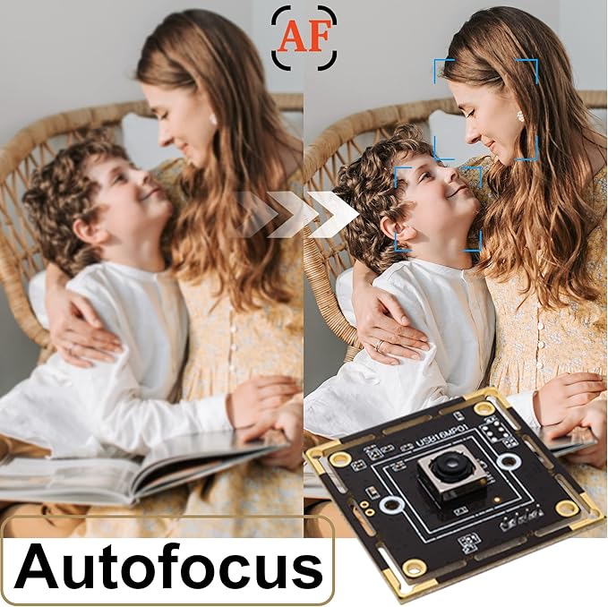 SVPRO Autofocus USB Camera Module for ComputerIMX298 16MP CMOS USB Camera for OpenCV LightBurn UVC Video CameraIndustrial Webcam Board for 3D PrinterRaspberry Pi with 3.3ft/1m Cable
