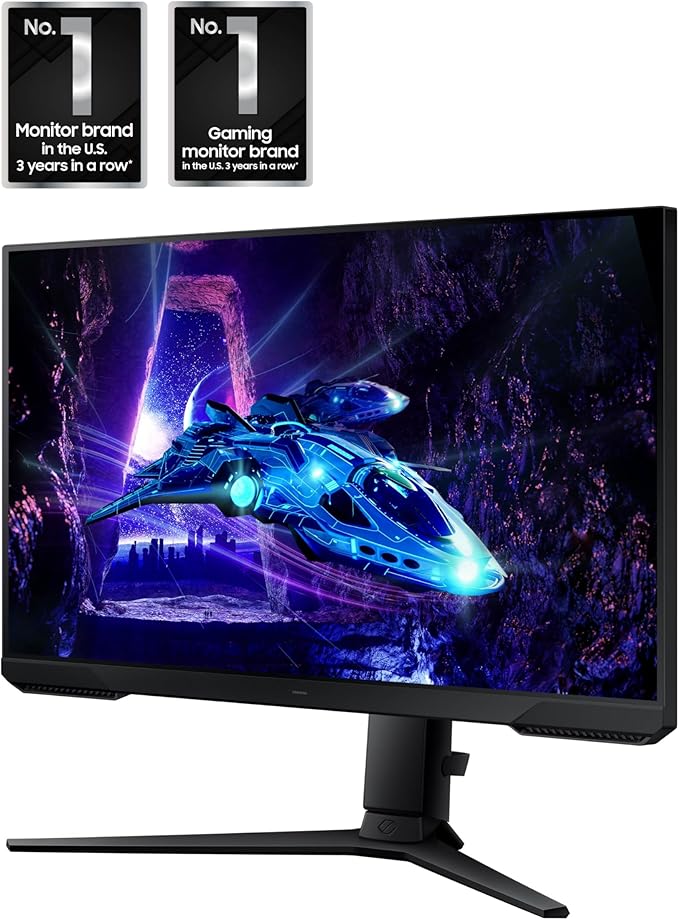 Samsung 27-Inch Odyssey G3 (G30D) Series FHD Gaming Monitor 1ms 180Hz AMD FreeSync Adjustable Stand Black Equalizer Virtual Aim Point Eye Saver Mode Flicker-Free LS27DG302ENXZA