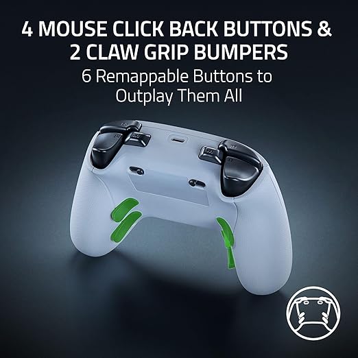 Razer Wolverine V3 Pro Wireless Gaming Controller: Licensed for Xbox Series X|S Xbox One Windows PC - 6 Remappable Buttons - Fast Triggers - Customizable Thumbsticks - Wired Tournament Mode - White