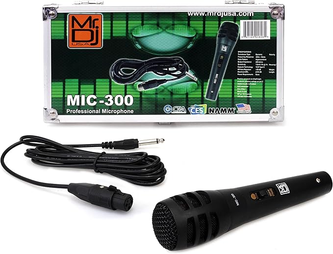 Mr. Dj MIC300 Uni-Directional Dynamic Microphone