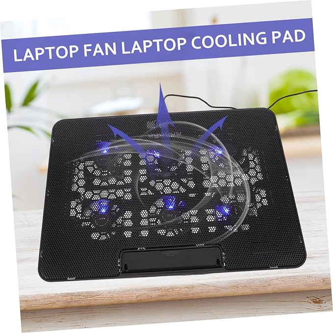 Generic Adjustable Laptop Cooling Pad USB Port Ergonomic Stand for Laptops Portable Cooler for Reduced Neck and Shoulder Pain for Use