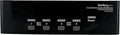 StarTech.com 4 Port DVI VGA Dual Monitor KVM Switch USB with Audio and USB 2.0 Hub TAA (SV431DDVDUA)
