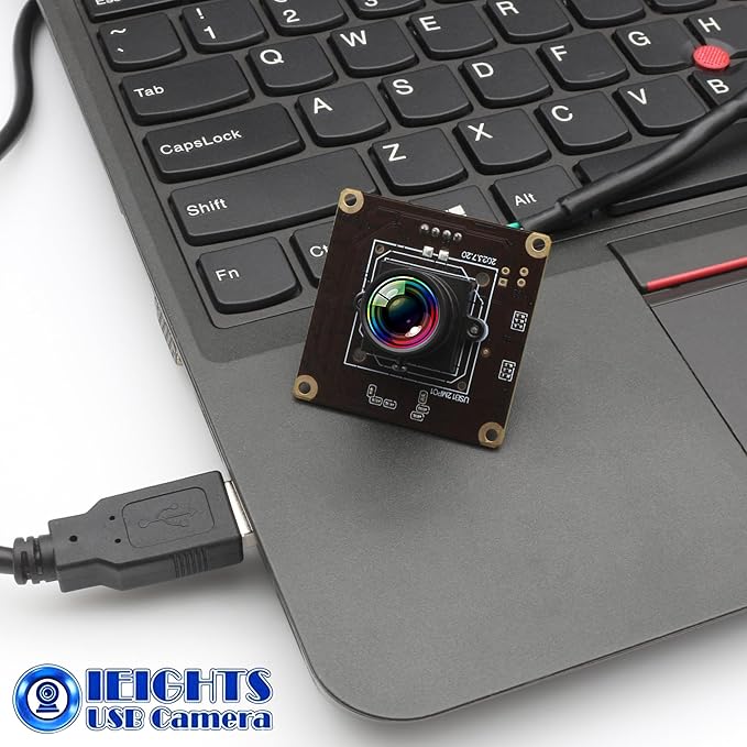 120fps USB Camera Module Wide Angle 100degree Low Distortion Lens Webcam Board for Laptop 11.6mp Lightburn CAMERA Mini UVC USB2.0 High Speed PC CaM Industrial USB Security Webcamera for Computer