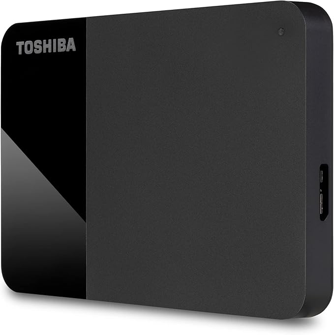 Toshiba 2TB Canvio Ready – 2.5 inch Portable External Hard Drive with SuperSpeed USB 3.2 Gen 1 Compatible with Microsoft Windows 7 8 and 10 Black (HDTP320EK3AA)