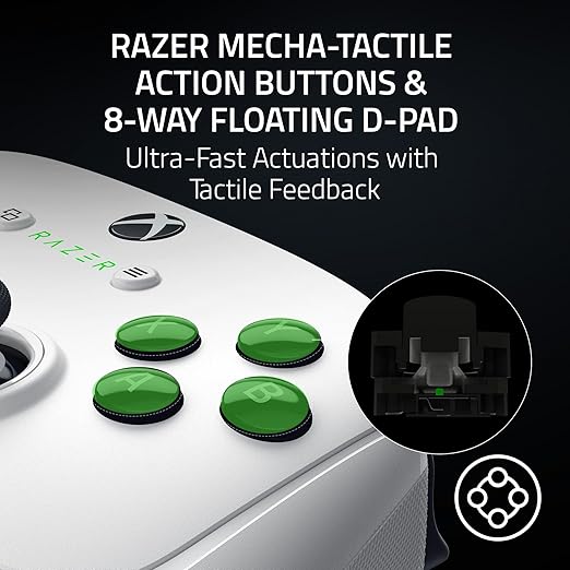 Razer Wolverine V3 Pro Wireless Gaming Controller: Licensed for Xbox Series X|S Xbox One Windows PC - 6 Remappable Buttons - Fast Triggers - Customizable Thumbsticks - Wired Tournament Mode - White