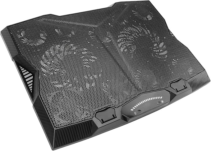 Laptop Cooler Stand with 11 Fans 3400RPM High Speed Multi Angle Adjustment 5 Height Levels Notebook Cooling Pad Compatible with Laptops and Tablets