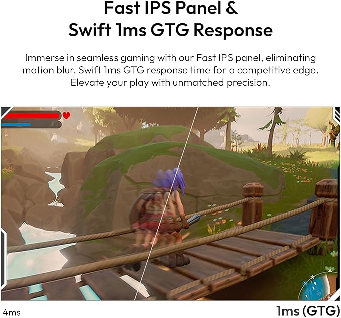 Pixio Two PX248 Wave Beige 24 inch 200Hz FHD 1080p Resolution Fast IPS Panel 1ms GTG Response Time Gaming Monitor and PS1D Wave Beige Dual Monitor Arm - Fits up to 32 inches and 19.8lbs