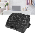 Laptop Cooling Pad Laptop Cooler 3500RPM Type C 12 Fans 5 Height Adjustable Portable Laptop Fan Cooler Stand ABS &amp SUS 39.82oz for Home Office