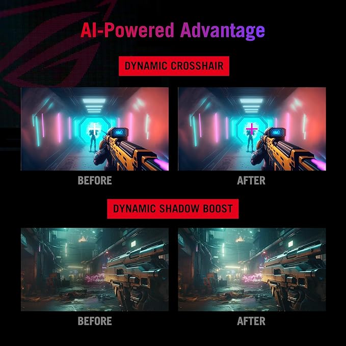 ASUS ROG Strix 27” QHD (2560x1440) HDR400 USB-C Gaming Monitor (XG27ACS) 180Hz1ms Fast IPS 133% sRGB Extreme Low Motion Blur Sync G-Sync Compatible DisplayWidget Tripod Socket 3 Year Warranty