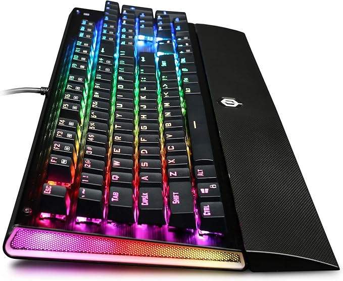 CyberpowerPC Skorpion K2 CPSK303 RGB Mechanical Gaming Keyboard with Kontact ™ Red (Linear) Mechanical SwitchesBlack