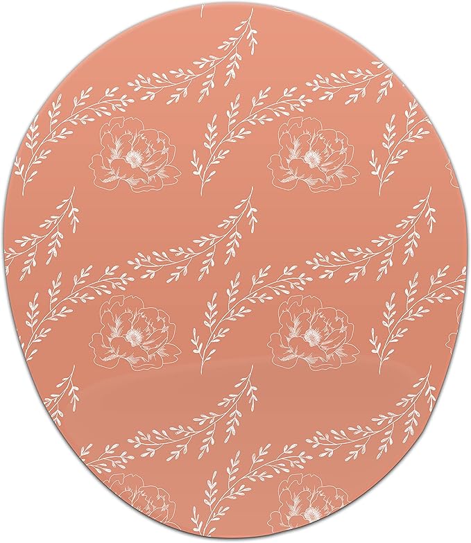 Ergonomic Mouse Pad with Wrist Rest Digital Printed Mouse Mat for Tendon Sheath Problems Non-Slip Base for Office and Home Size: 20 x 23 cm