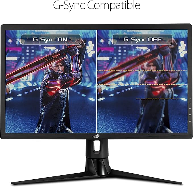 ASUS ROG Strix 27” 4K HDR 144Hz DSC Gaming Monitor (XG27UQR) - UHD (3840 x 2160) IPS 1ms Extreme Low Motion Blur DisplayHDR 400 DCI-P3 90% G-SYNC Compatible Eye Care DisplayPort HDMI USB 3.0