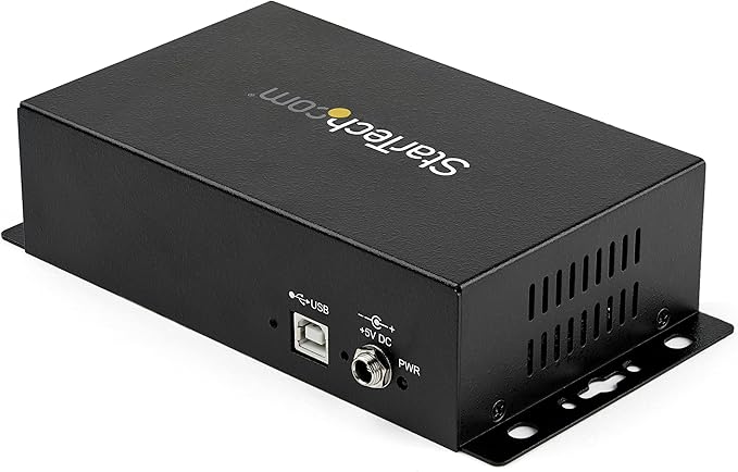 StarTech.com 8 Port USB to Serial RS232 Adapter - Wall Mount - Din Rail - COM Port Retention - FTDI USB to DB9 RS232 Hub TAA (ICUSB2328I)