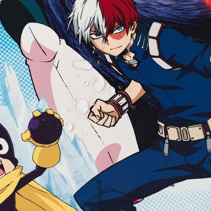 Erik Official My Hero Academia XXL Mouse Mat - Desk Pad - 31.5 x 13.78 Non-Slip Rubber Base Mouse Pad Gaming Mouse Pad Keyboard Mouse Mat - My Hero Academia Manga