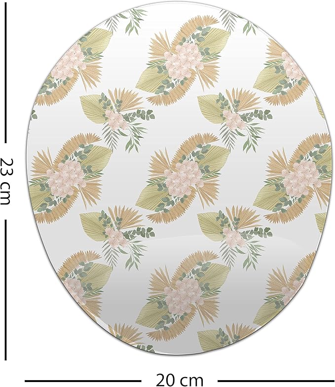 Ergonomic Mouse Pad with Wrist Rest Digital Printed Mouse Mat for Tendon Sheath Problems Non-Slip Base for Office and Home Size: 20 x 23 cm