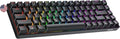 Geeky GK65 65% | Hot Swappable Mechanical Gaming Keyboard | 68 Keys Multi Color RGB LED Backlit for PC/Mac Gamer | ANSI US American Layout (Black Mechanical Speed Silver)