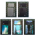 Mouse Pad Adhesive Bottom - Sticks to Any Surface - Portable - Webcam Covers and Screen Cleaner Included (5 Pack - TOP Picks)