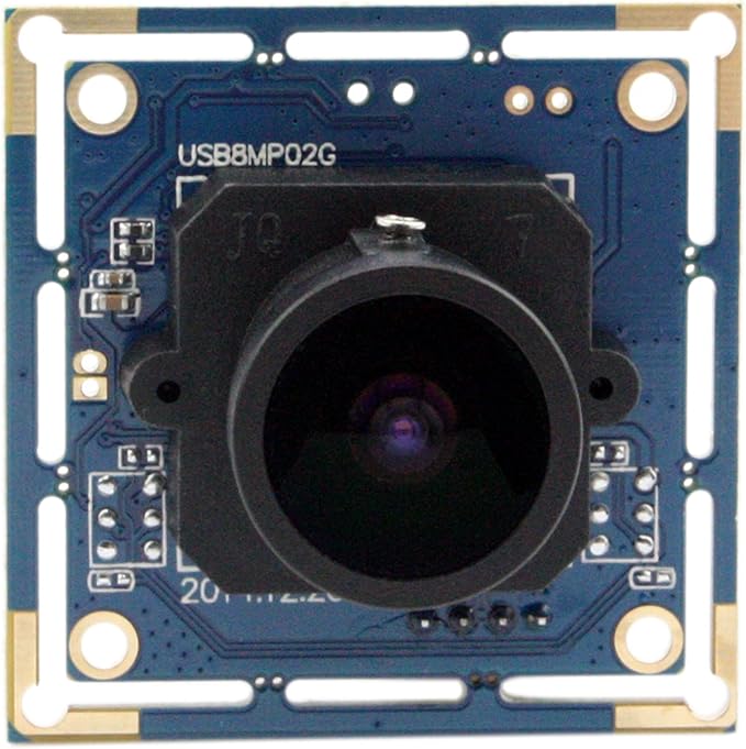 ELP 170degree fisheye Lens 8MP Camera Module with USB Port for HD high Resolution Video Image View