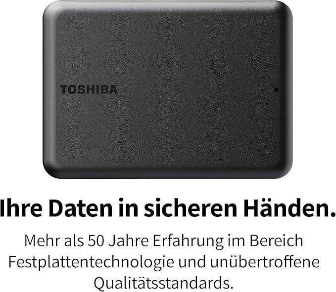 Toshiba Canvio Partner 2TB Portable 2.5’’ External Hard Drive USB 3.2 Mac &amp Windows Compatible. Xbox PS4 PS5