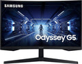 Samsung Odyssey G5 Series 27-Inch WQHD (2560x1440) Gaming Monitor 144Hz Curved 1ms HDMI Display Port FreeSync Premium (LC27G55TQWNXZA)