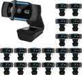 Adesso 20pc Multipack CyberTrack H5-TAA Webcam 1080p Full HD Built-in Microphone TAA Compliant - Made in Taiwan for Government Education and Military.
