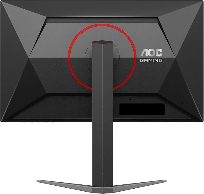 AOC 24G4 24 Gaming Monitor Full HD 1920x1080 IPS Panel 180Hz 1ms 1x HDMI 2.0 1x Display Port Adaptive-Sync Audio Earphone Out Console Gaming Ready 3-Year Zero-Bright-Dot