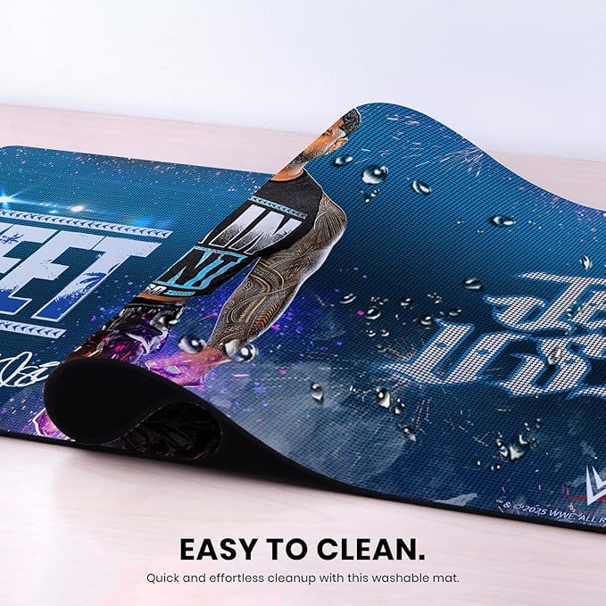 Head Case Designs Officially Licensed WWE Portrait Jey USO 37.4 x 15.75 x 0.16 inches (900 x 400 mm) - XL Gaming Office Desk PC Keyboard Mouse Mat Pad