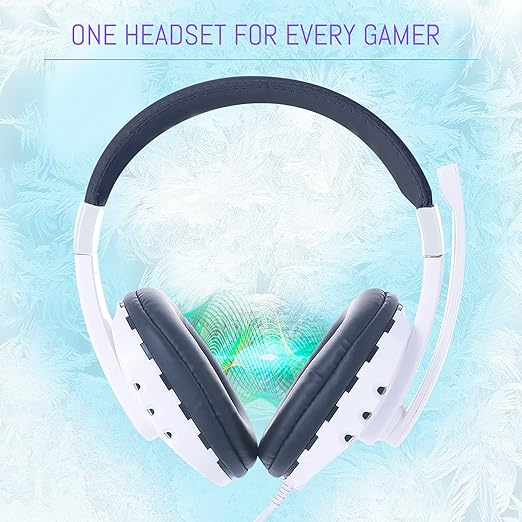 Gaming Keyboard and Mouse and Gaming Headset &amp Mouse Pad Wired LED RGB Backlight Bundle for PC Gamers Users - 4 in 1 White Edition Hornet RX-250