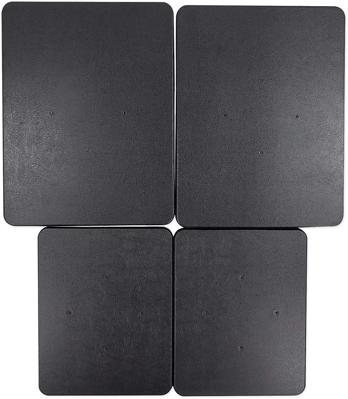 Rockville Pair RHT8C 8 Desktop Speaker Stands 66 lbs. Capacity Wood Finish Resonance-Free Cable Management Isolation Pads for Bookshelf/Studio Monitors