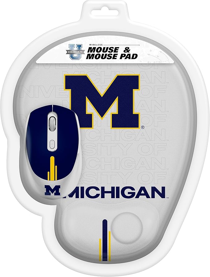 SOAR NCAA Unisex Wireless Mouse and Mouse Pad