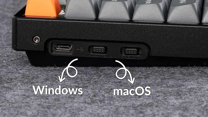 Keychron K8 Max QMK Wireless Custom Mechanical Keyboard Hot Swappable TKL 80% Layout Bluetooth/2.4G/USB-C Programmable Aluminum Frame Super Banana Switch NKRO Gaming Keyboard for Mac/Windows