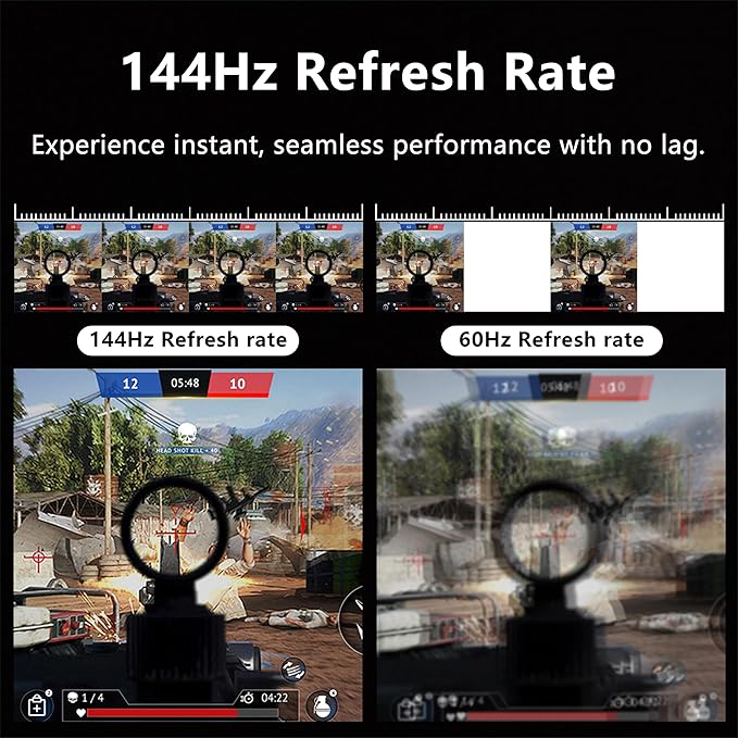 Portable Monitor 16” 2.5K 144Hz 2560x1600 HDR Gaming MonitorHDMI USB C Travel Screen with Stand &amp SpeakerExternal Monitor for Laptop Mac PC Phone PS4/5