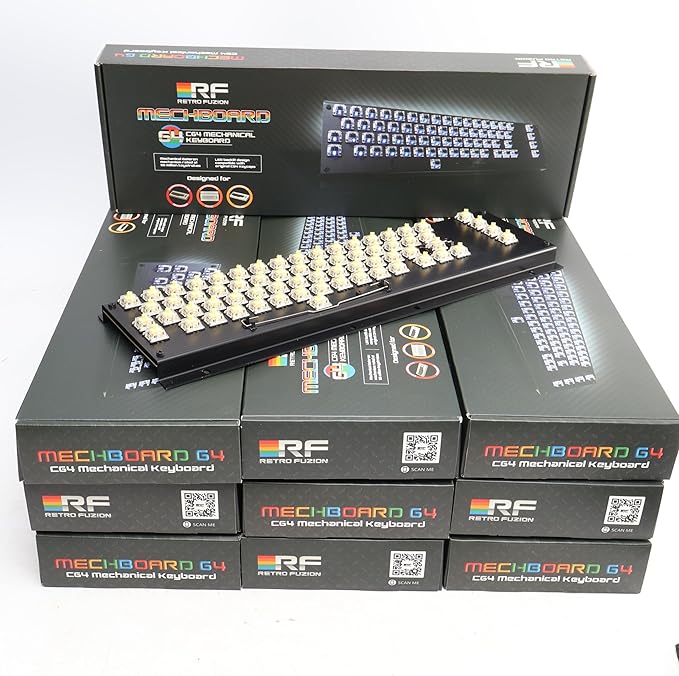 Mechboard 64 Backlit Mechanical Keyboard for Commodore 64